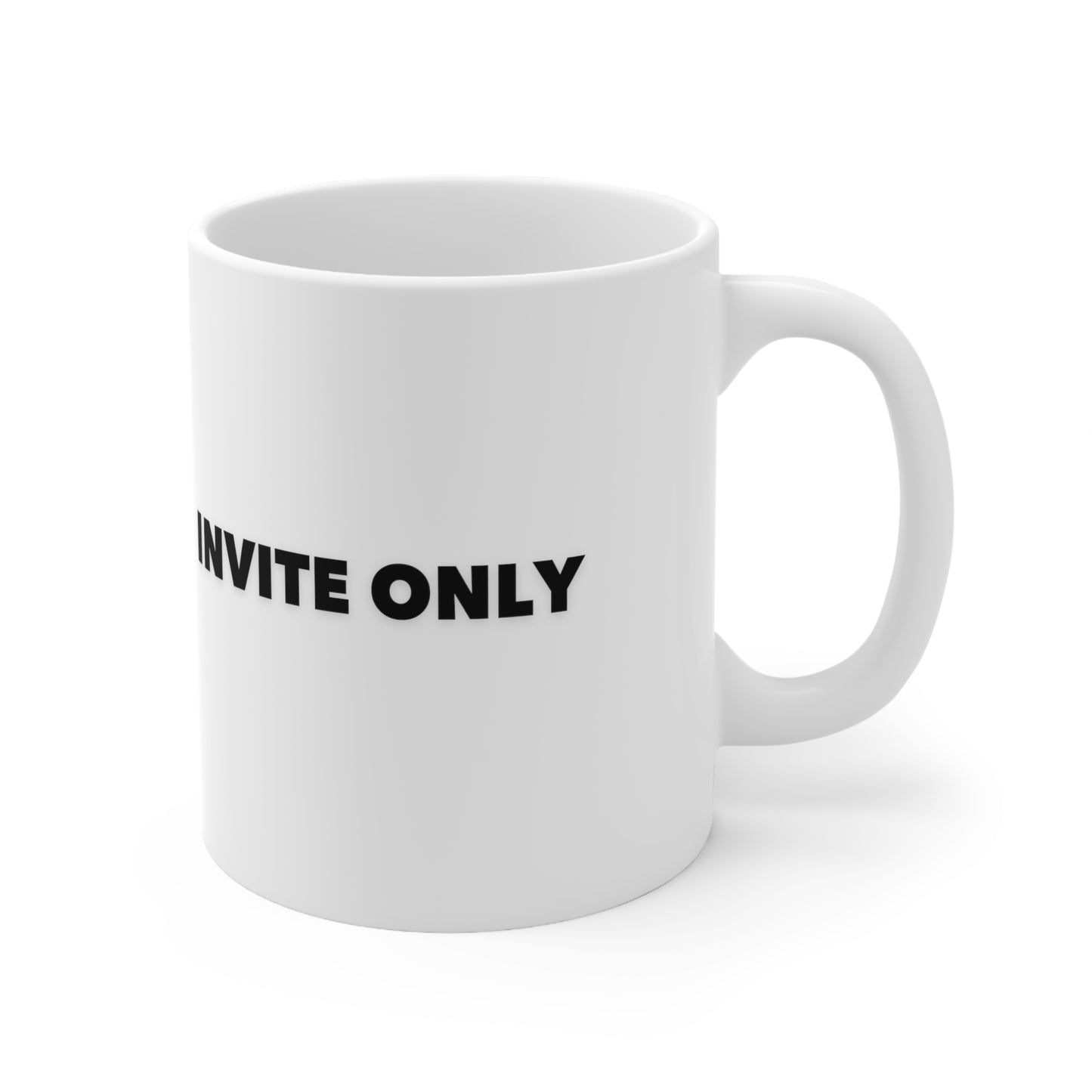 "Invite Only" Limited Edition Ceramic Coffee Mug