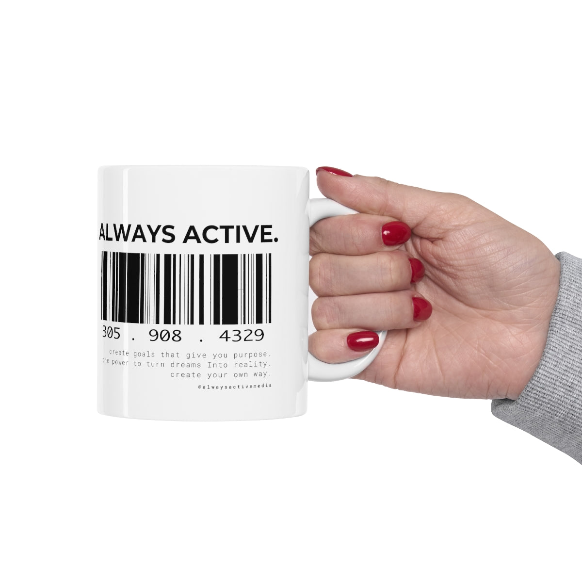 Always Active Barcode Mug 11oz