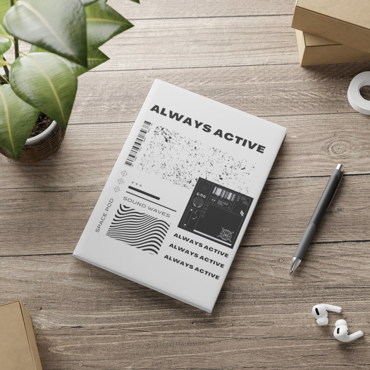 Always Active Notebook / Table Decor