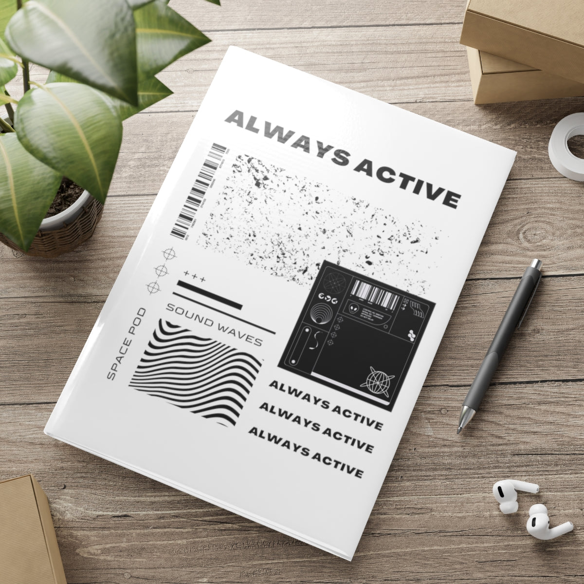 Always Active Notebook / Table Decor