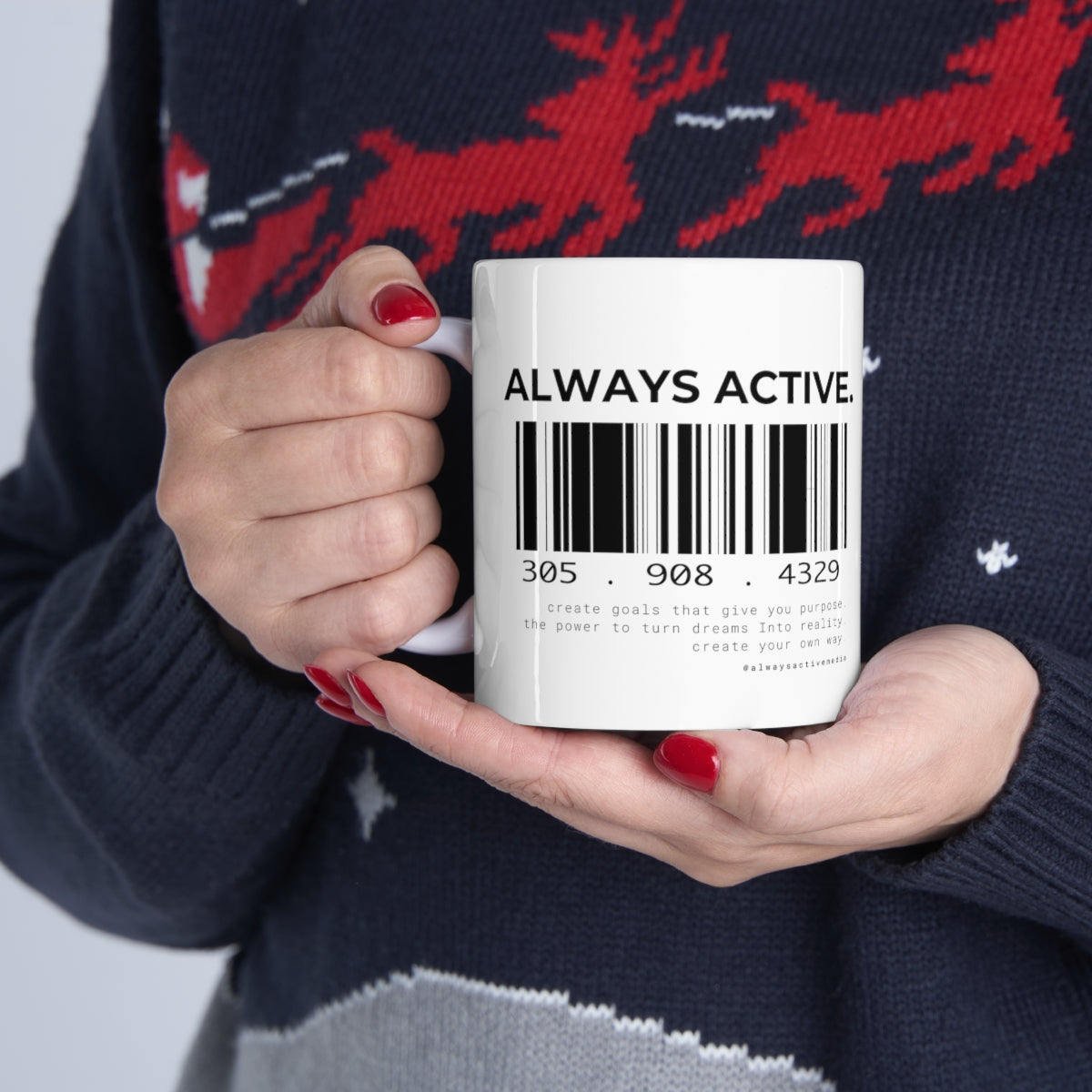 Always Active Barcode Mug 11oz