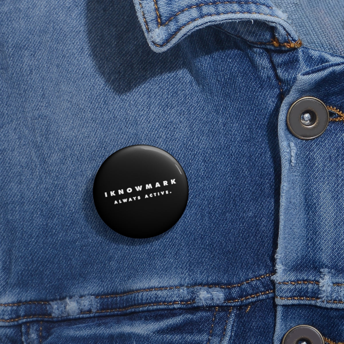 Iknowmark Always Active Cam Logo Pin (Black)