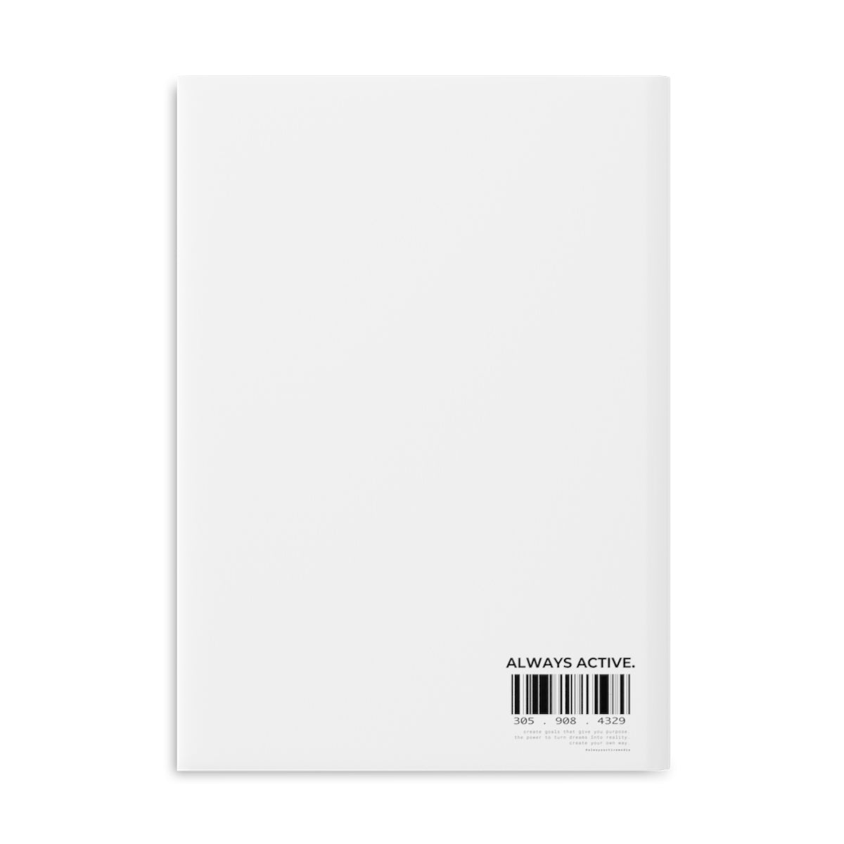Always Active Notebook / Table Decor