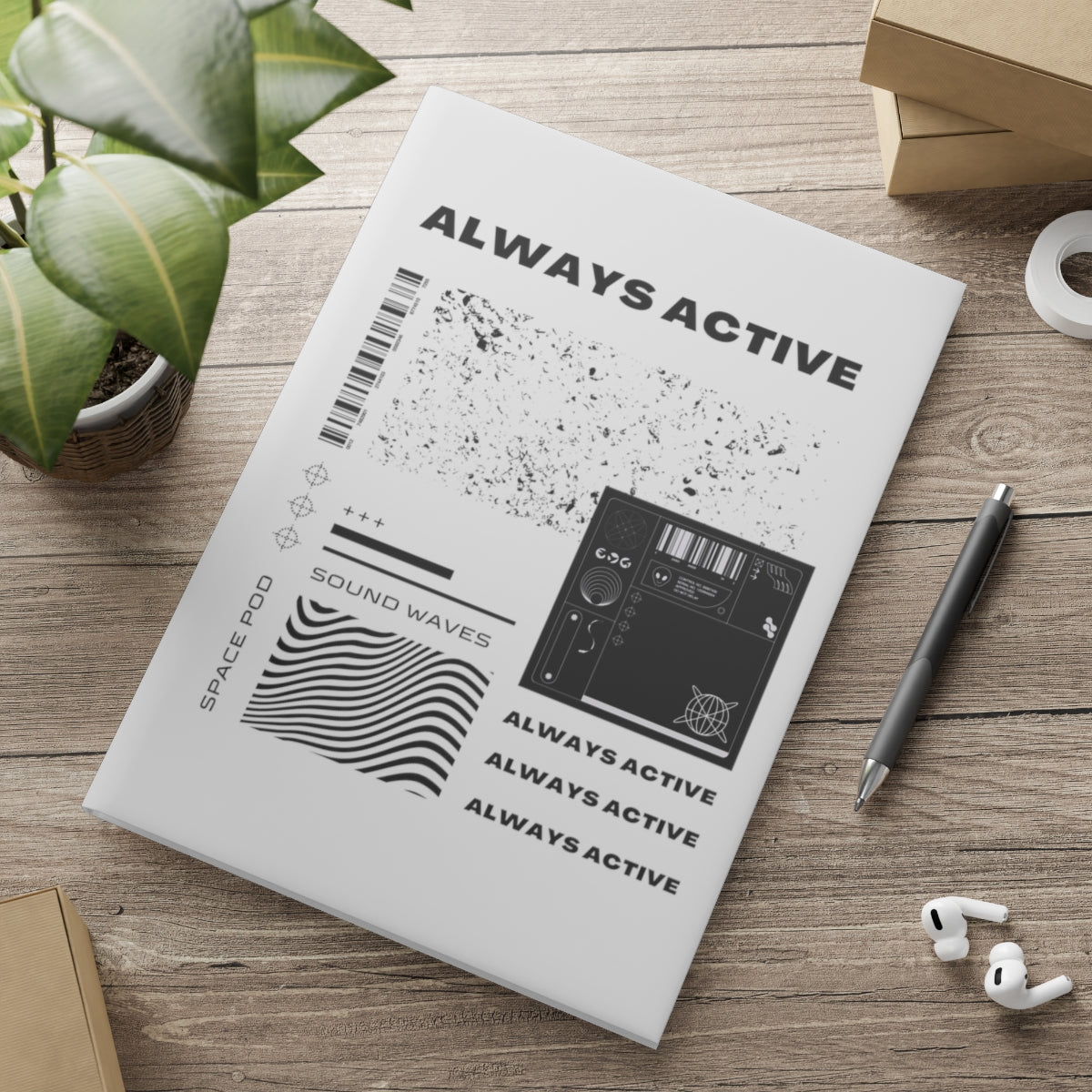 Always Active Notebook / Table Decor