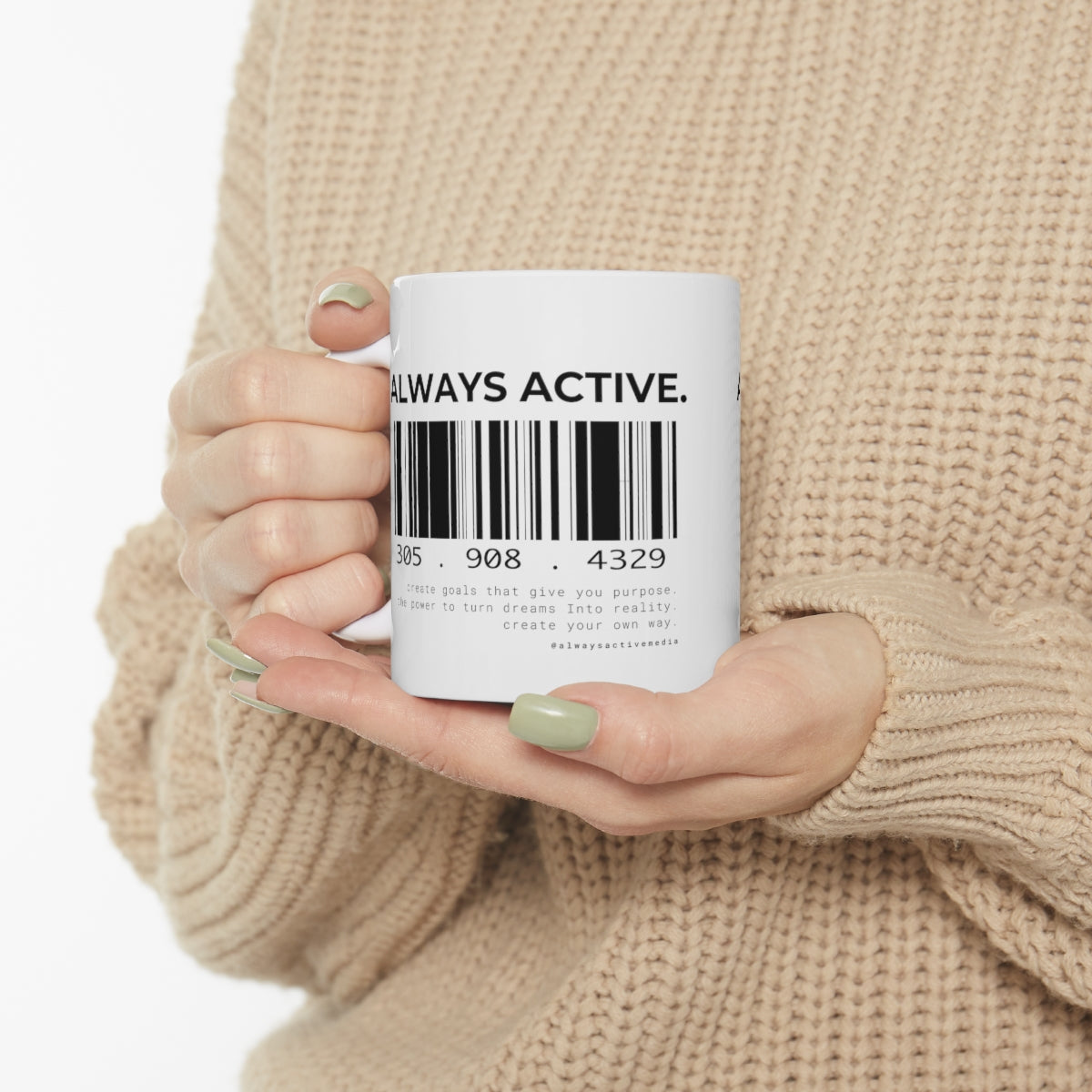 Always Active Barcode Mug 11oz