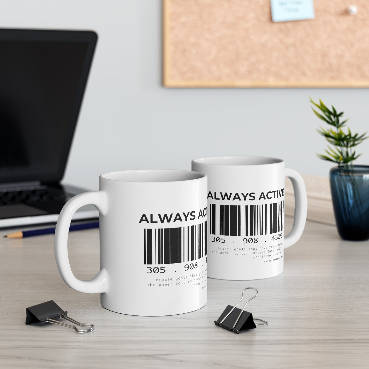 Always Active Barcode Mug 11oz