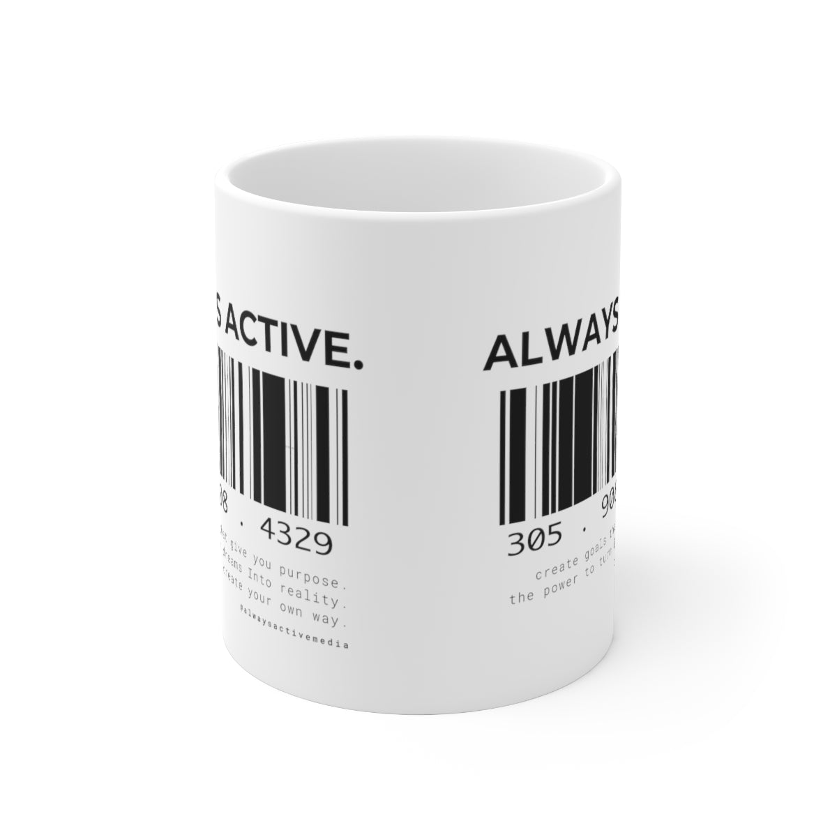 Always Active Barcode Mug 11oz